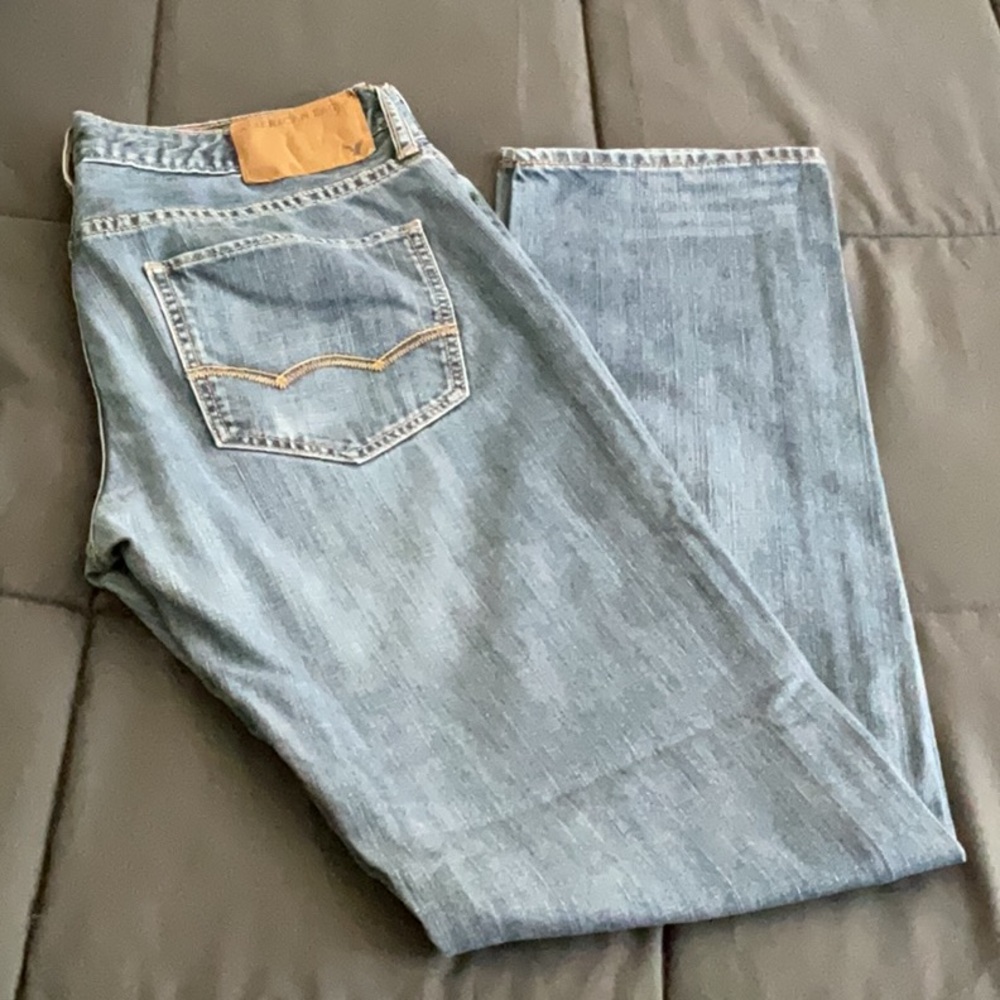 American Eagle Outfitters Men’s Blue Straight Jeans